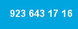 923 643 17 16